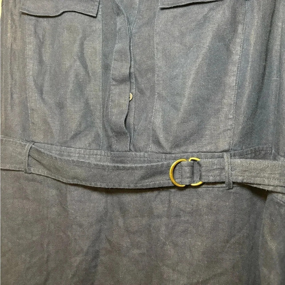 Hobbs London Linen Tie Dress - Picture 2 of 6